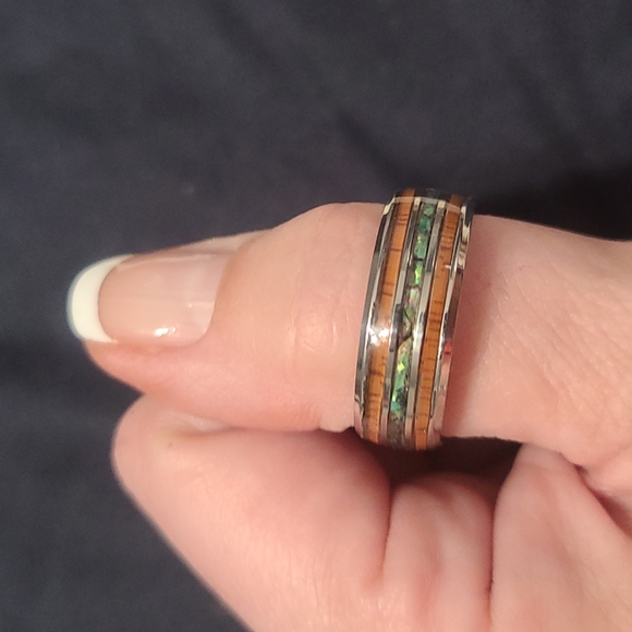 Tungsten Steel Ring. S10 - Picture 3 of 4